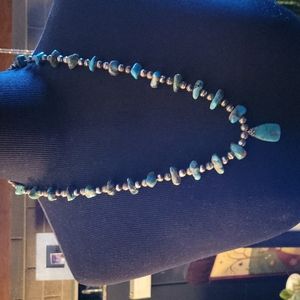 Very old turquoise necklace